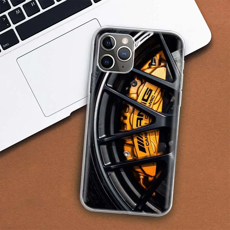 Sports Car Wheel Tire Speed Phone Case For iPhone 11 12 13 Mini 14 15 Plus 17 Air 16 Pro Max 16E 7 8 SE 2020 Customized Print Co — view 2