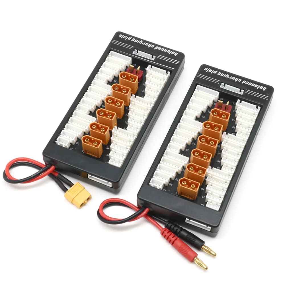 Multi 2S-6S Lipo Parallel Balanced Charging Board XT60 Plug For RC Battery Charger B6AC A6 720i Parallel Charging Plate Board — view 5