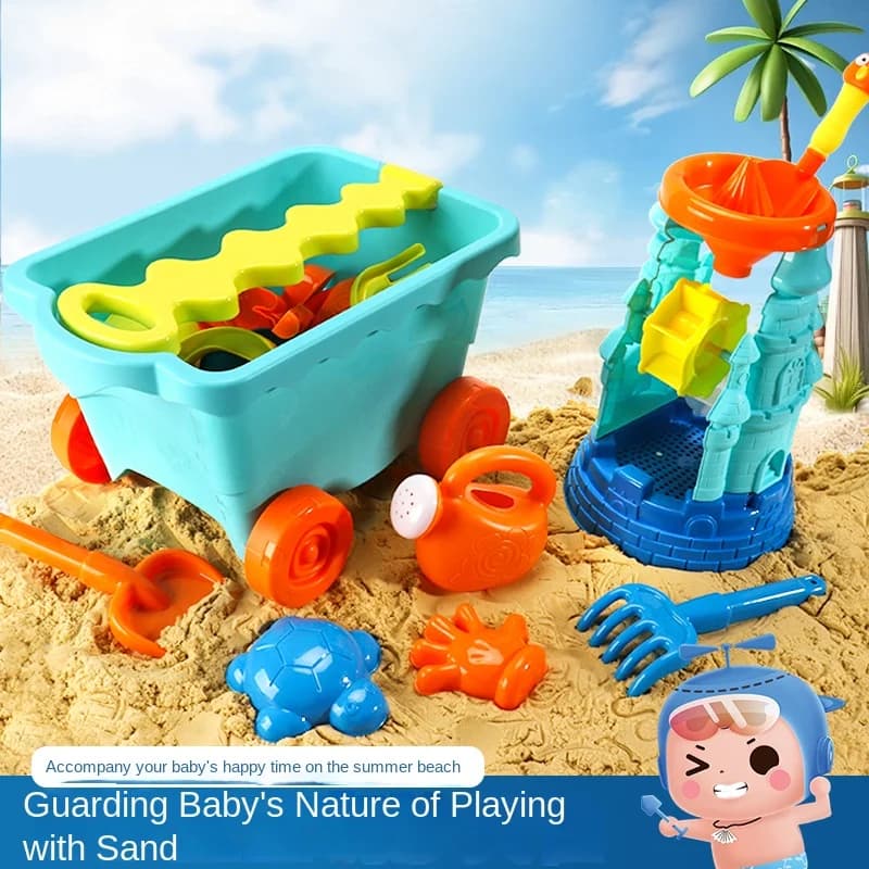 Children's beach toys, baby beach play, sand digging and earth digging tool set — view 2