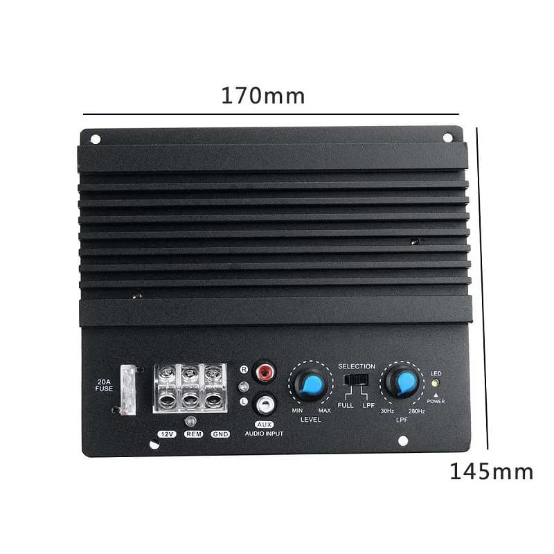12V Universal Car Amplifier Board 600W Mono Car Audio Amplifier Powerful Automobile Stereo Subwoofers Amplifier Car Accessories — view 3