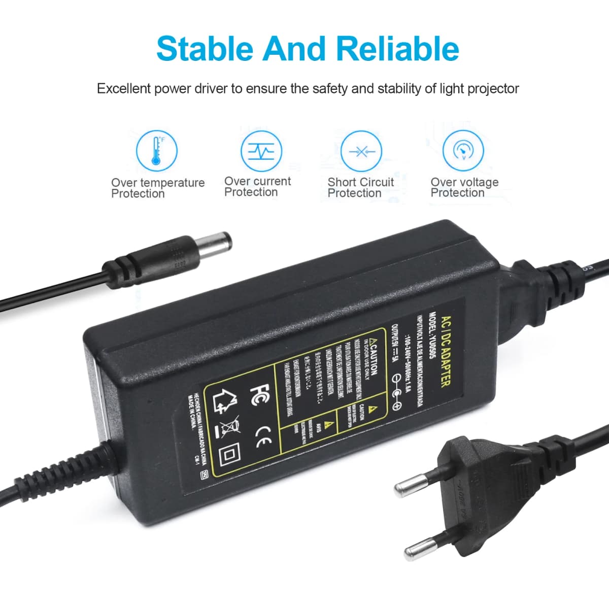 5V 12V 24V LED Power Supply Adapter 2A 3A 5A 8A 10A 1A EU US AU UK Plug Transformer 110V 220V AC to DC LED Strip Charger Convert — view 5