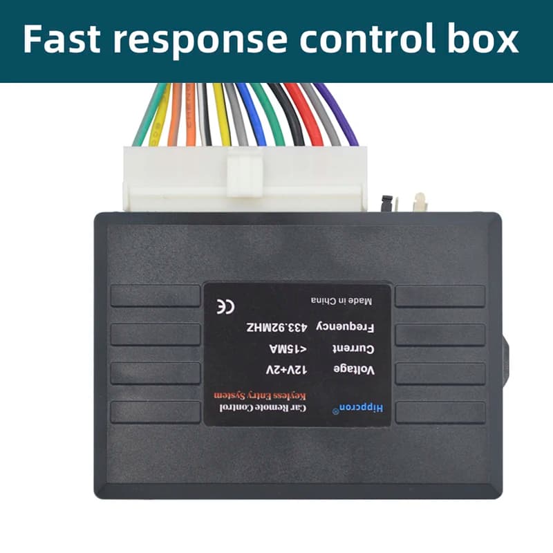 Car Remote Central Door Lock Keyless System Central Locking with Car Alarm Systems Auto Remote Central Kit Remote Control — view 3