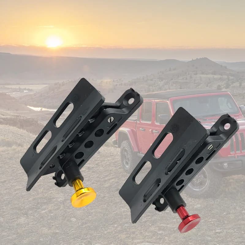 Adjustable Roll Bar Fire Extinguisher Mount Holder fit for TJ JK JKU JL UTV Polaris RZR Ranger Camper Van — view 4