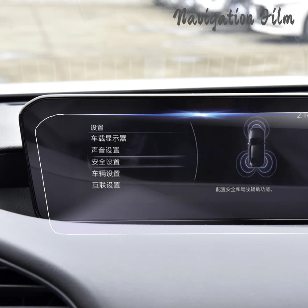 Tempered Glass Car Navigation Protector Film for Mazda 3 BP Axela CX-30 CX30 2019-2022 LHD Dashboard Monitor Screen Stickers — view 4