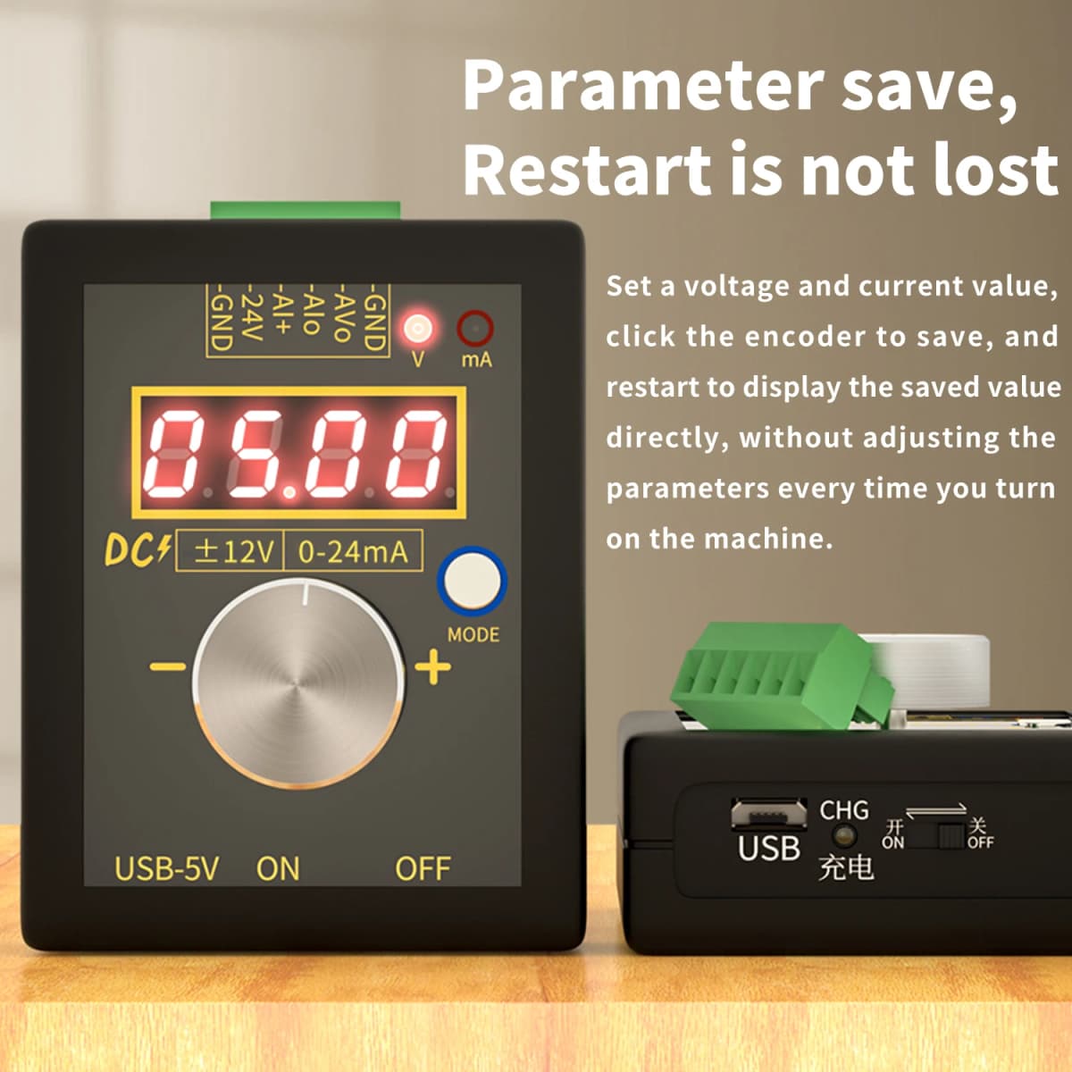 FNIRSI SG-002 4-20mA 0-10V Voltage Signal Generator 0-20mA Current Transmitter Professional Electronic Measuring Instruments — view 2