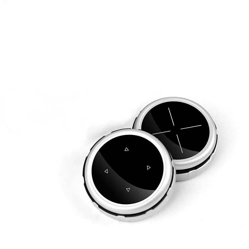 Car Styling Multimedia Buttons Cover IDrive Stickers For BMW F20 F25 F30 F10 F07 E60 E90 E92 E70 E71 F01 F02 E84 F48 X1 X3 X5 X6 — view 2