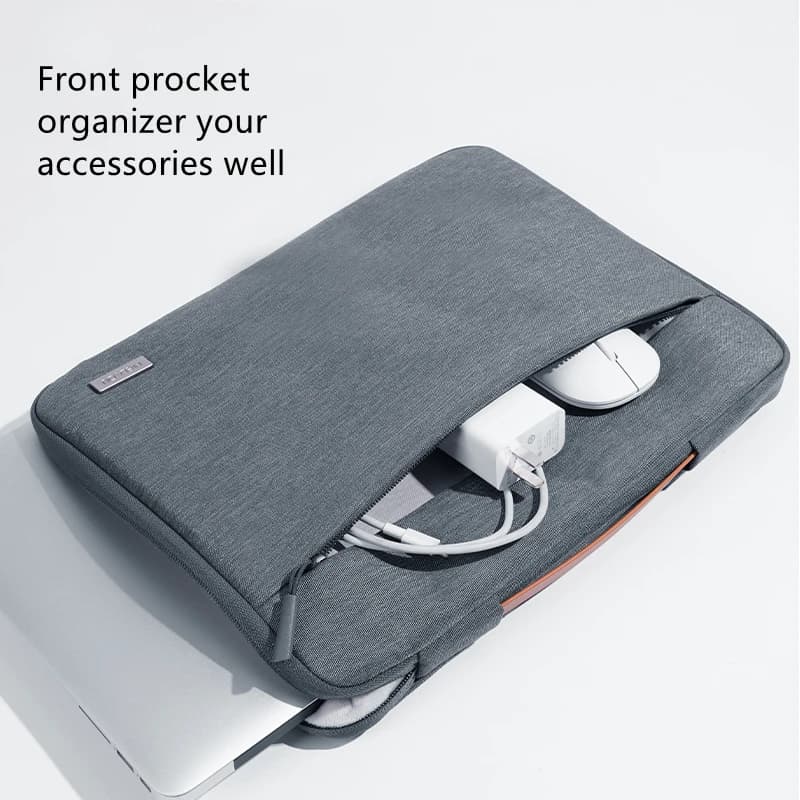 Multi-pockets Laptop Sleeve for MacBook Air 15.3 2024 Laptop Bag for MacBook Pro 14 M5 Shocproof Notebook Bag for Dell/Xiaomi 16 — view 5
