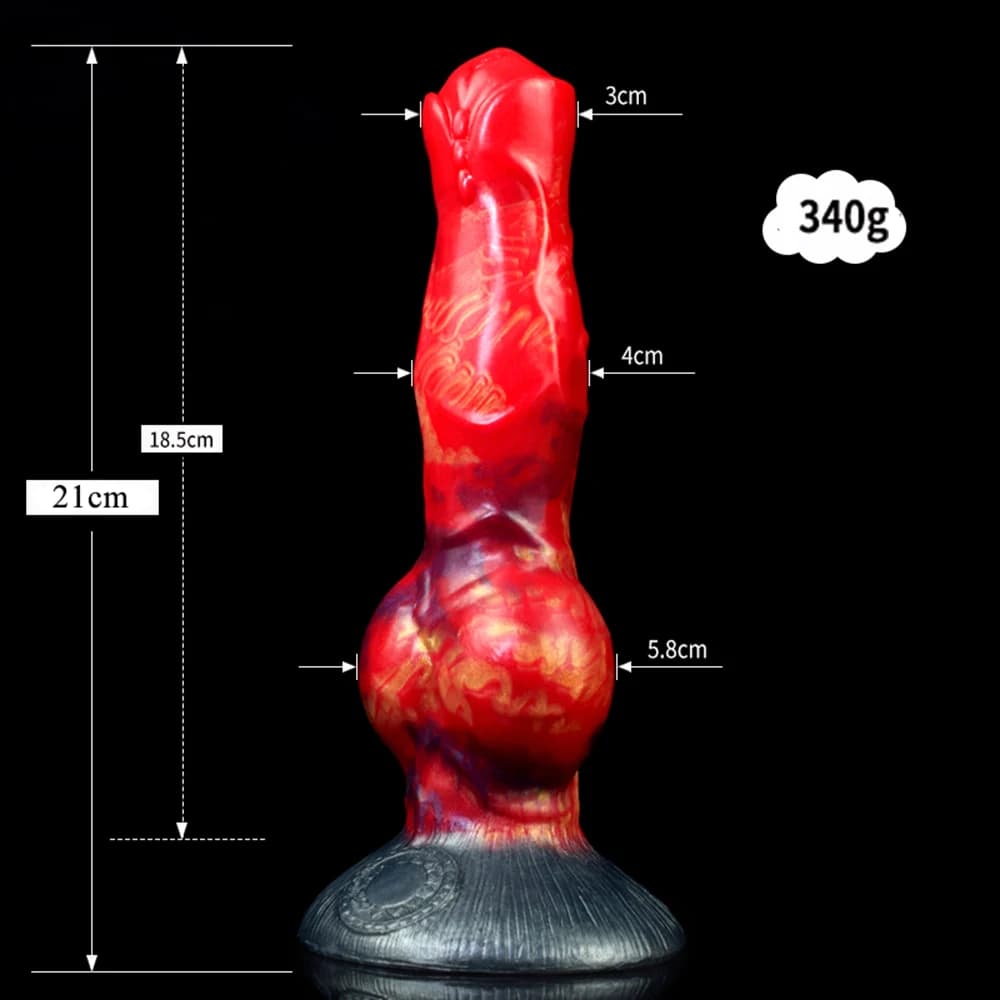 NNSX Wolf/Dog Monster Dildos Butt Plug for Women Large Knot Anal Plug Sex​ Toys for Man Anal Dildo Masturbation Adult Erotic Toy — view 5
