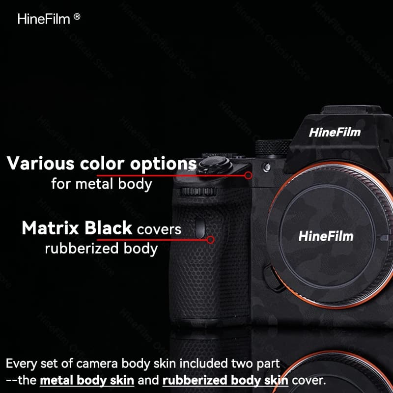 A7III A7M3 Camera Vinyl Wrap Stickers For Sony ILCE-7M3 A7RIII A7R3 Camera Decal Skins Protector Wrap Cover Sticker Film — view 3
