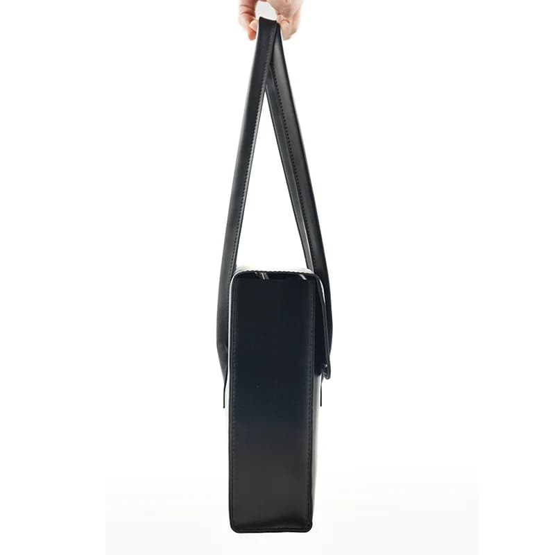 Ladies PU Leather Laptop Bag Handbag 13/14/15.6/16 Inch For Macbook Air Tablet HuaWei MateBook Thinkpad Single Shoulder Bags — view 2