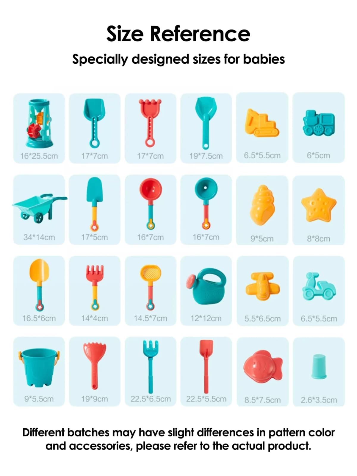 18PCS Summer Beach Set Toys For Kids Digging Sand Plastic Bucket Watering Bottle Shovels Children Beach Water Game Toys Tools — view 5