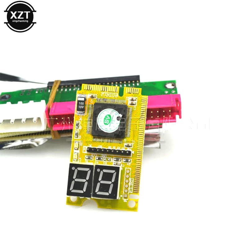 3 in 1 Diagnostic Post Card USB Mini pci-e PCI E PCI LPC PC Analyzer Tester pci express Tester adapter For Notebook Express Card — view 5