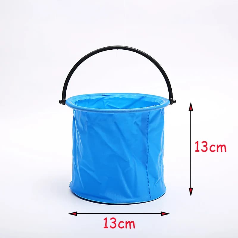 Portable Folding Bucket Multifunctional Fishing Live Fish Box Bait Bucket For Outdoor Car Washing Bathroom Kitchen Fishing — view 5
