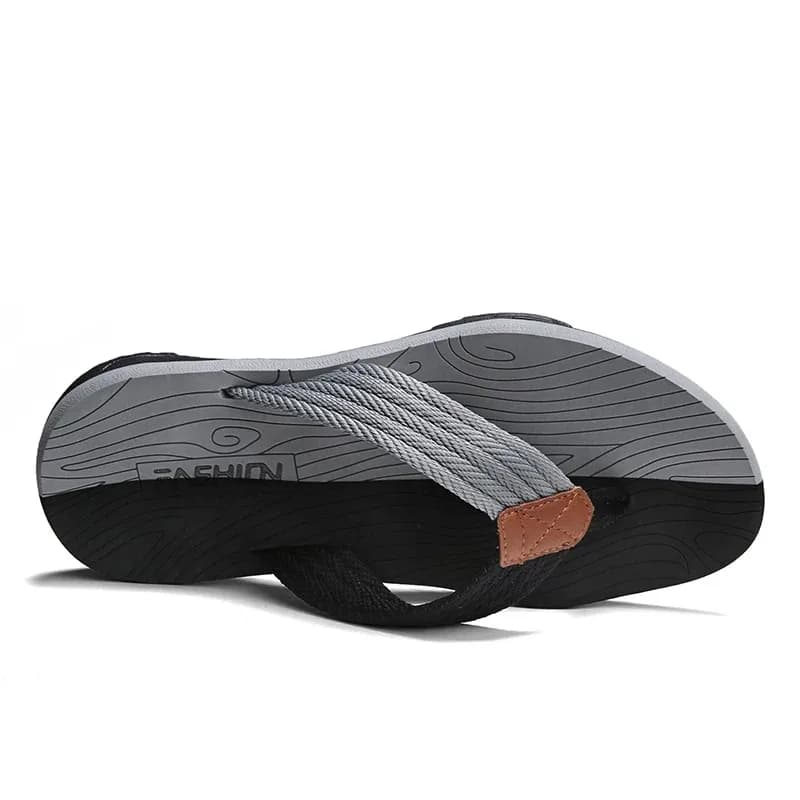 Men Slippers Summer Flip Flops Brand Fashion Outdoor Comfortable Casual Slides Shoes Non-slip Beach Men Sandals — view 5