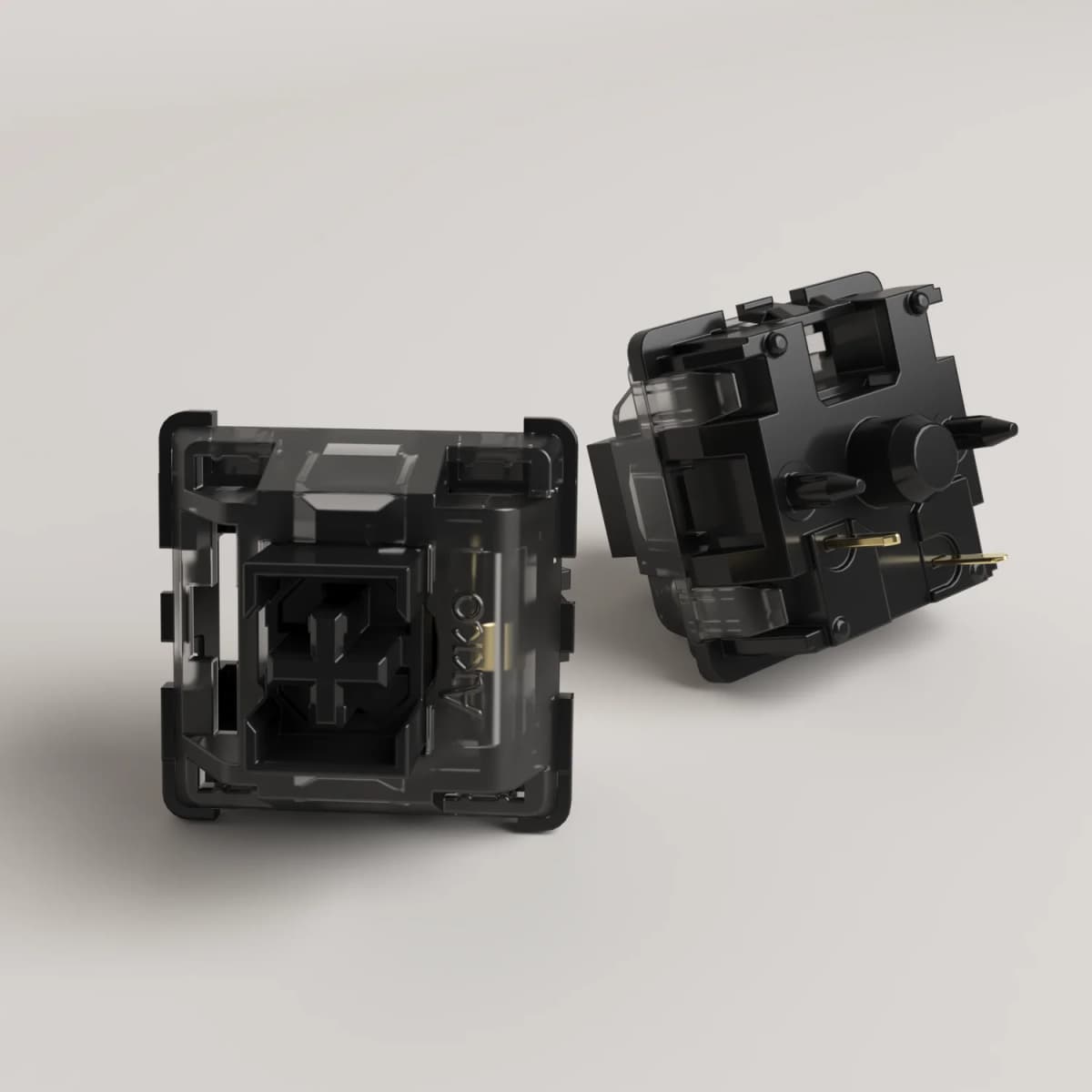 Akko V3 pro Cream Black Switches 5 Pin 55gf Linear Switch with Dustproof Stem Compatible with MX Mechanical Keyboard (45 pcs) — view 2