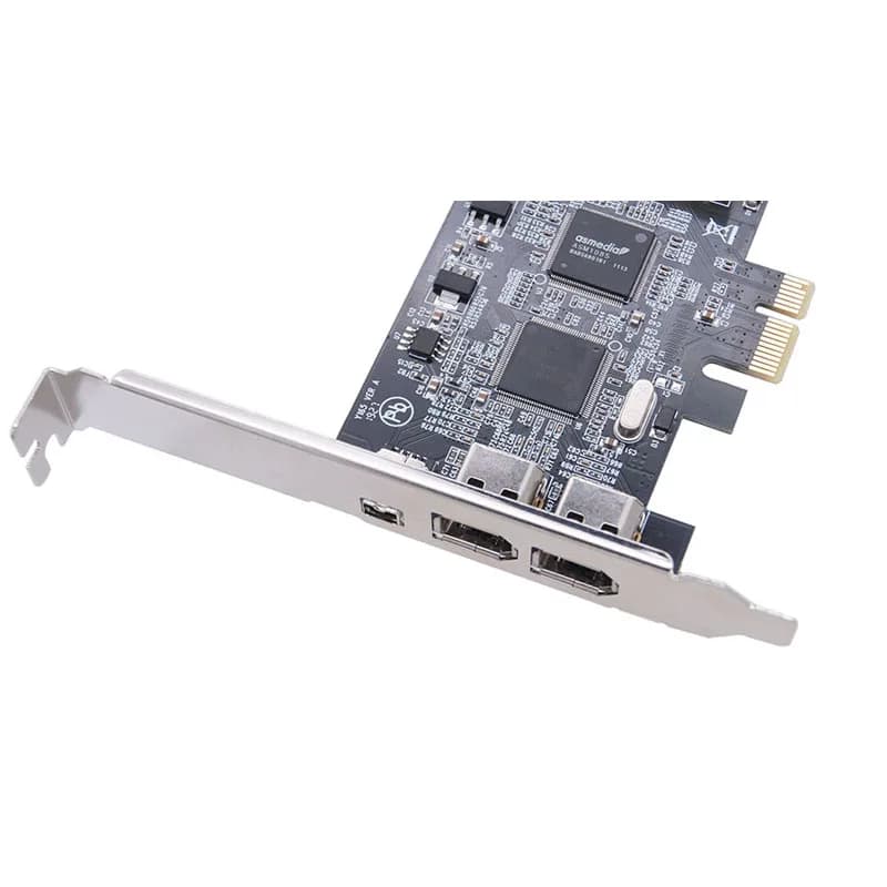 PCI-e 1X IEEE 1394A 4 Port(3+1) Firewire Card Adapter PCIe PCI Express Internal 1394 A 6Pin To 4 Pin IEEE 1394 Cable For Desktop — view 5