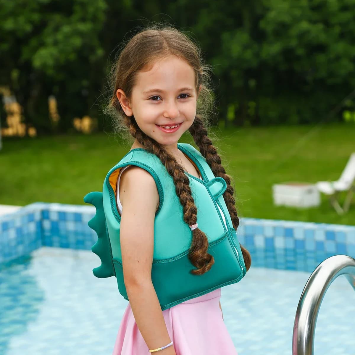 Baby Float Arm Sleeve Floating Ring,Safe Life Jacket Buoyancy Vest Swim Foam,Children and Baby Toddler Pool Floats for Kids, — view 2