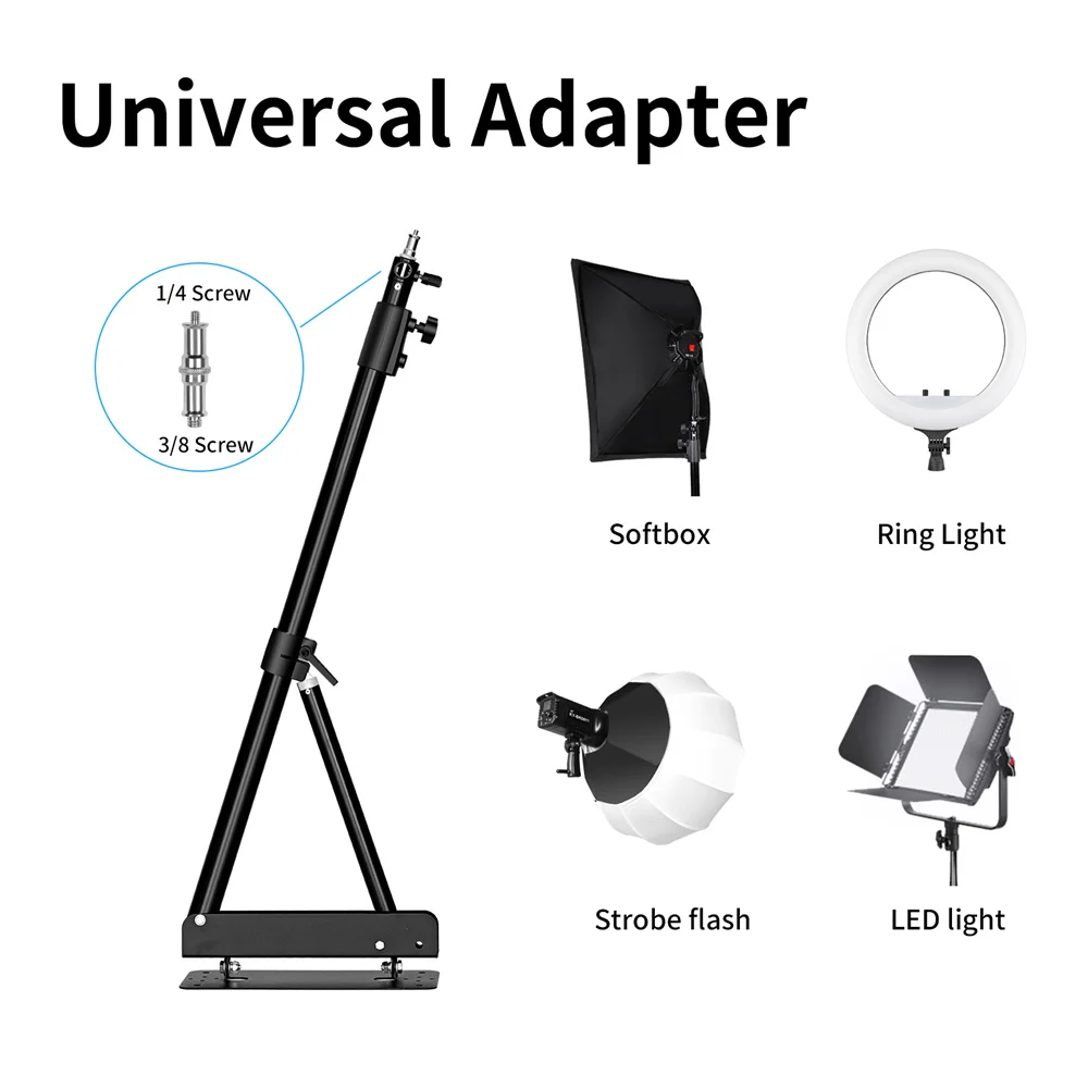 Wall Mount Boom Arm for Photography Studio Video Strobe Lights Max Length 53.9 inches /137 cm  Horizontal and Vertical Rotatable — view 4