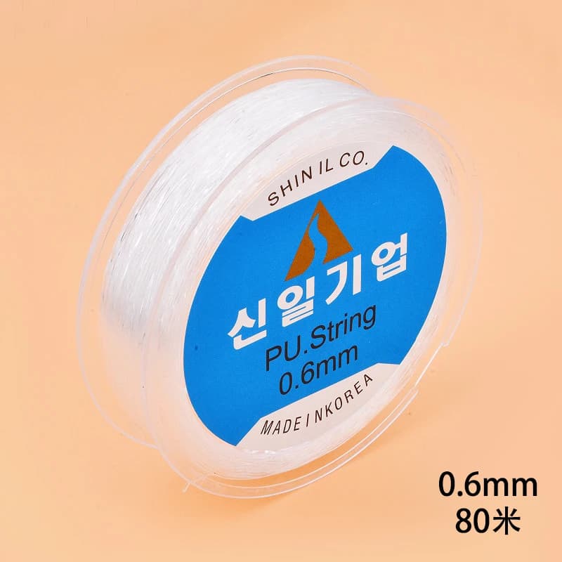 Korea transparent crystal line, elastic , bracelet string rope , string beads beads , elastic rope — view 4