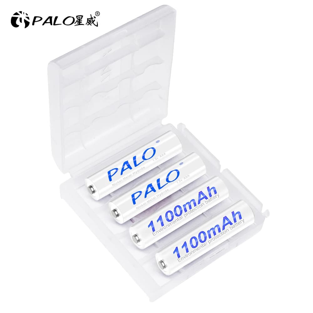 PALO 4-16Pcs AAA Rechargeable Battery 1.2V 1100mAh Ni-MH NiMH Rechargeable AAA Batterie for Flashlight Toys Remote Control Mouse — view 3
