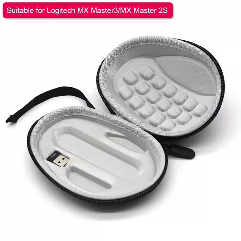 Carrying Bag Gaming Mouse Storage Box Case Pouch Shockproof Waterproof Accessories Travel for Logitech MX Master 2S/3/3S Mice — view 2