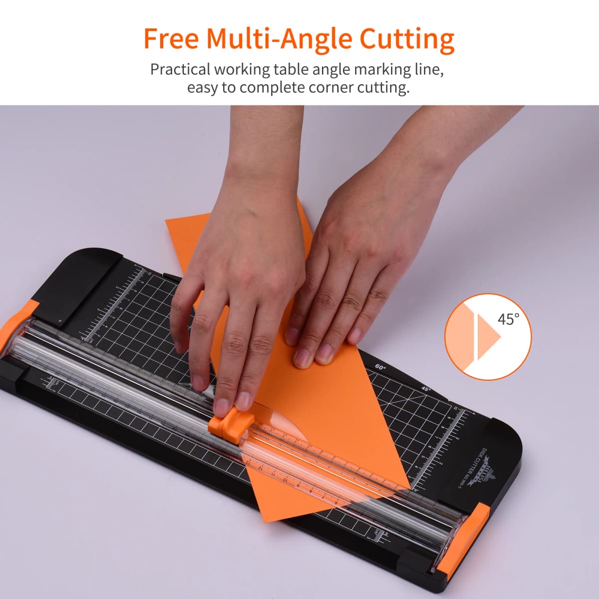 A4 Portable Paper Trimmer Paper Cutter Cutting Machine 12.2 Inch Cutting Length for Craft Paper Card Photo Laminated Paper Scrap — view 5