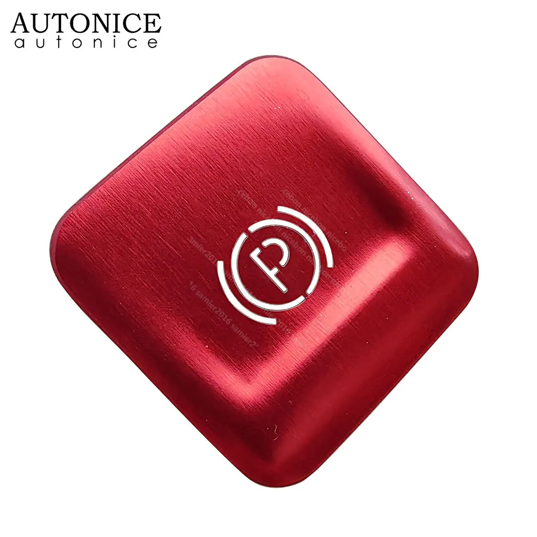 Electronic Parking Brake Button Ring Trim Fit for Chevy Silverado 1500/GMC Sierra 1500 2500 3500 HD Tahoe/Suburban/YUKON HUMMER — view 5