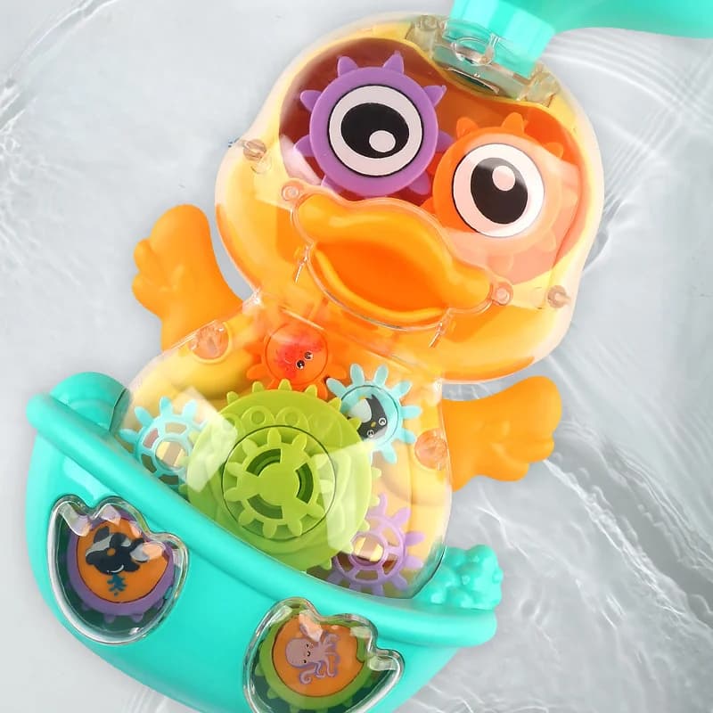 Baby Bath Toys For Kids Water Spray Duck Sucker Shower Swimming Pool Water Toys Shower Bath Toys for Baby Toddlers Bathtub Toys — view 3