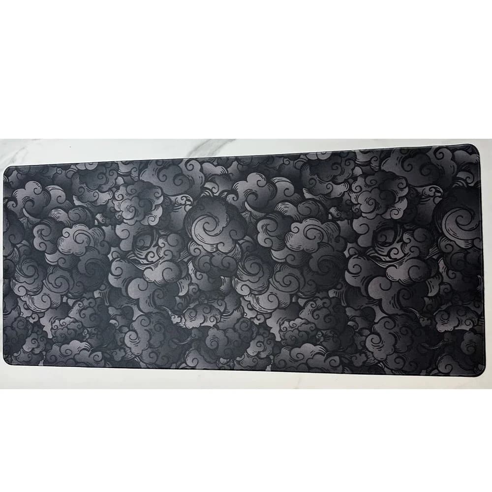 Japan Clouds Deskmat Black Carpet Large Gaming Mousepad Laptop Kawaii Computer Offices Mouse Pad Playmat Mouse Mats Accessories — view 4