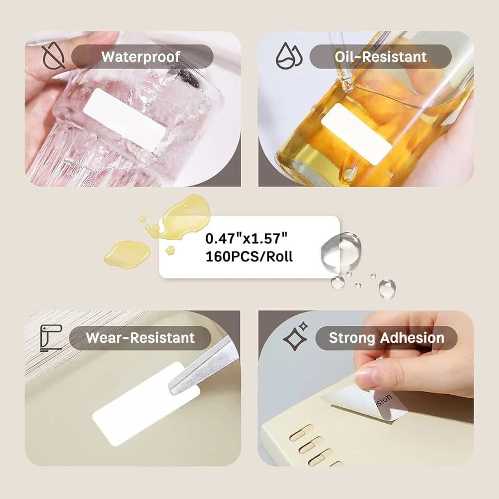 NiimBot D11/D110/D101 Glow-in-the-dark Switch Home Stickers Thermal Label Roll Printing Paper for Thermal Label Printer — view 3