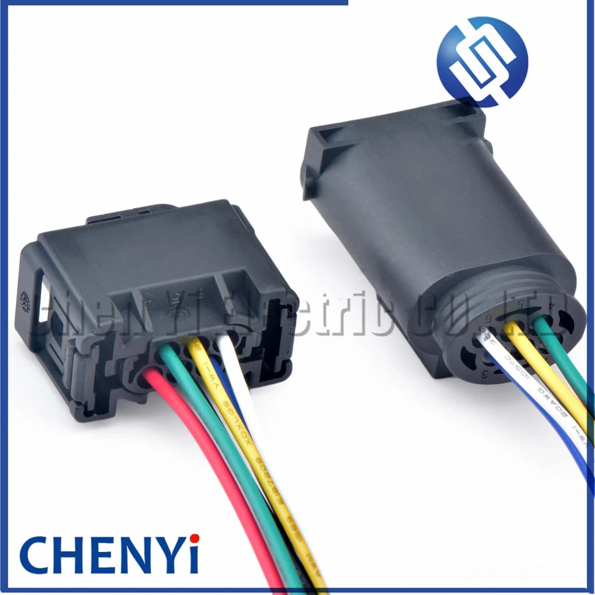 6 Pin female 0.6 mm car Accelerator Pedal Connector plug pigtail 1-967616-1 7M0973119 For Throttle Valve Sensor with wire — view 4