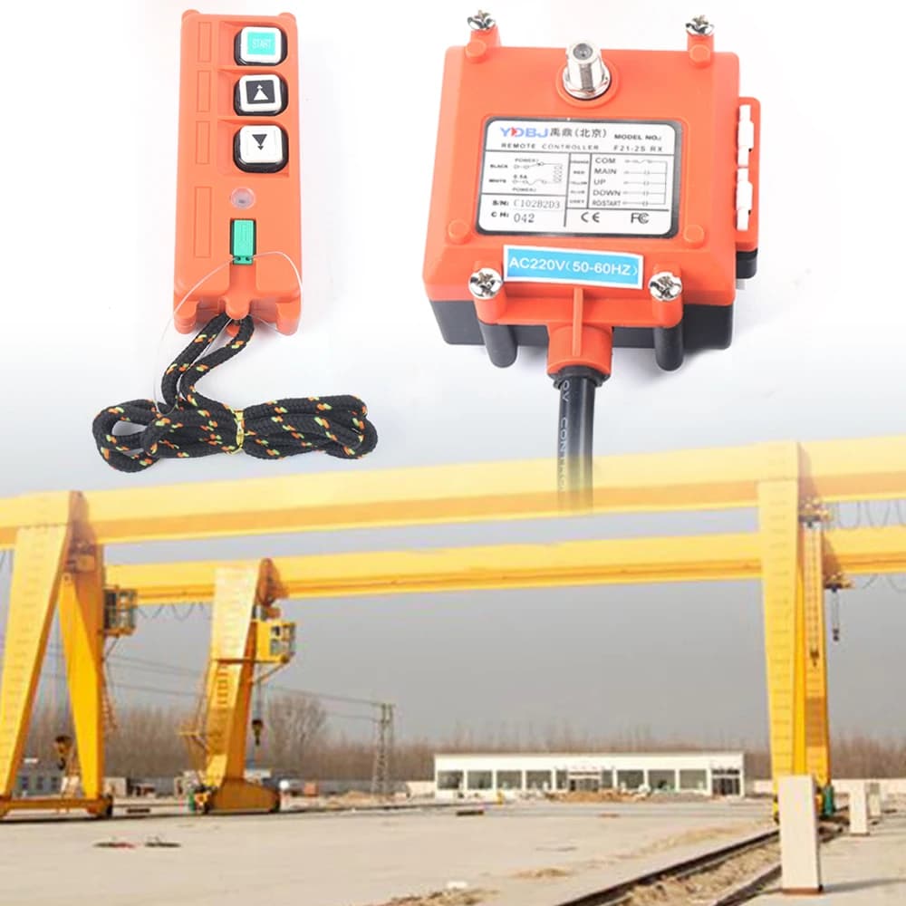 Control Transmitter Radio Remote  For Crane 100m Controller Suitable For  Miniature Electric Hoist And Winch — view 3