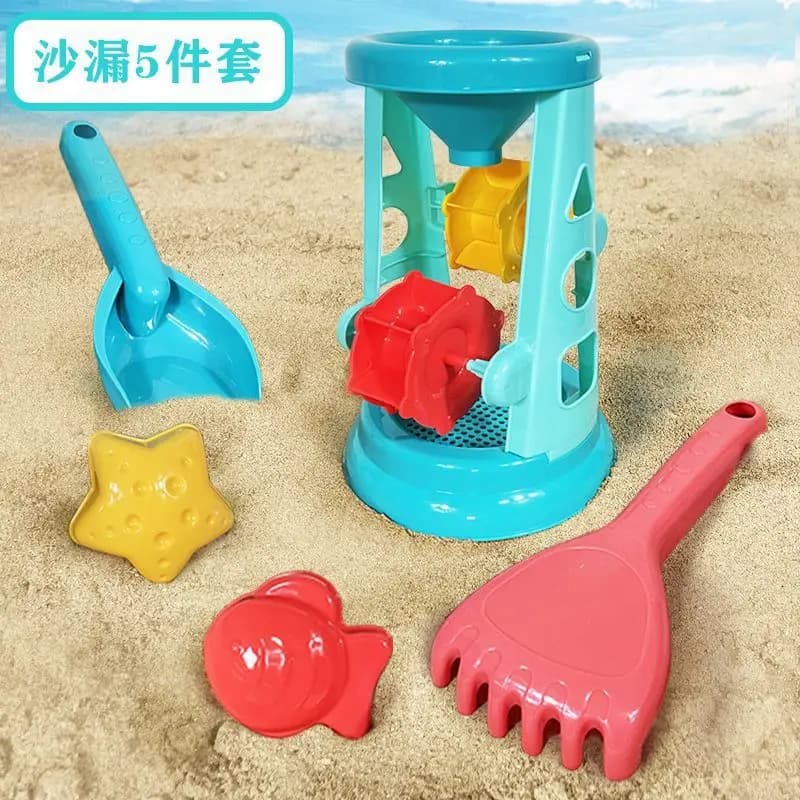 23PCS Summer Beach Set Toys For Kids Digging Sand Plastic Bucket Watering Bottle Shovels Children Beach Water Game Toys Tools — view 4