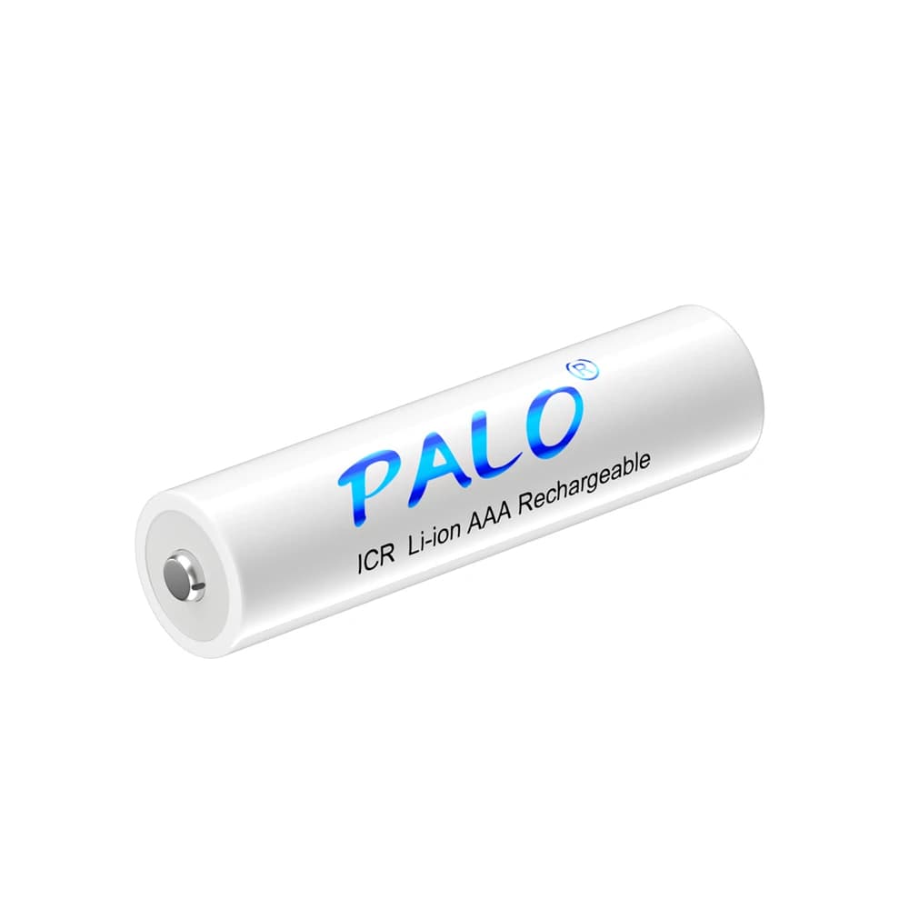 PALO 3.7V  ICR10440 10440 3A AAA Li-ion Lithium Rechargeable Battery For Flashlight Camera Remote Control Shaver Power Torch — view 3
