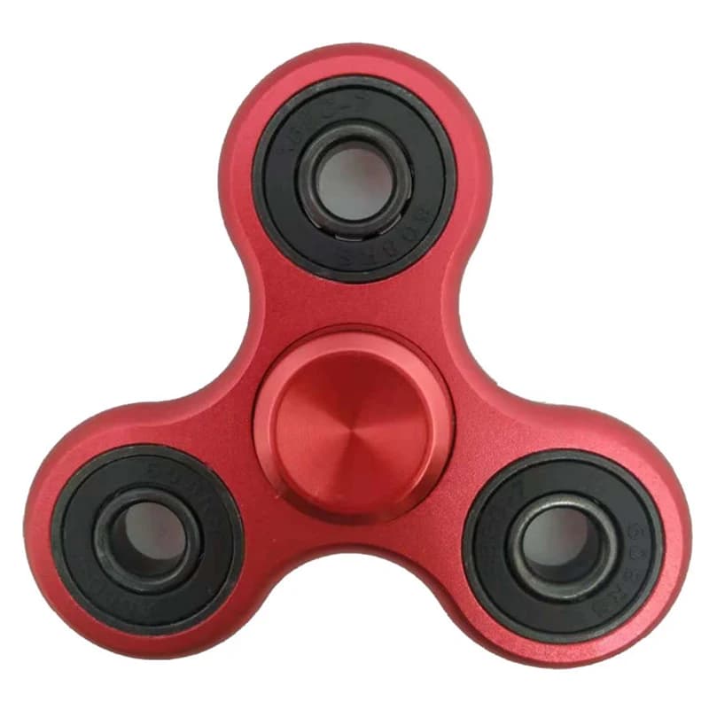 70mm Triangle Finger Aluminum Alloy Metal Spinner No Box R188 Bearing Turn for 3-4 Minutes Child Toys Decompression Toy Spinner — view 5