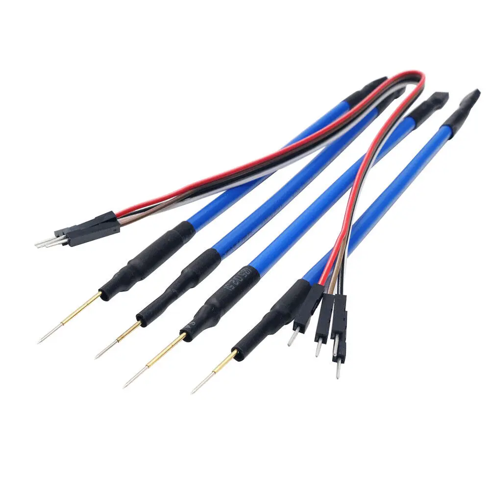 For LED BDM Frame 4Pcs Probe Pens With 4Pcs Connect Cables Set Tool Replacement For KTAG KESS KTM100 FGTECH BDM100 CMD DIMSPORT — view 2