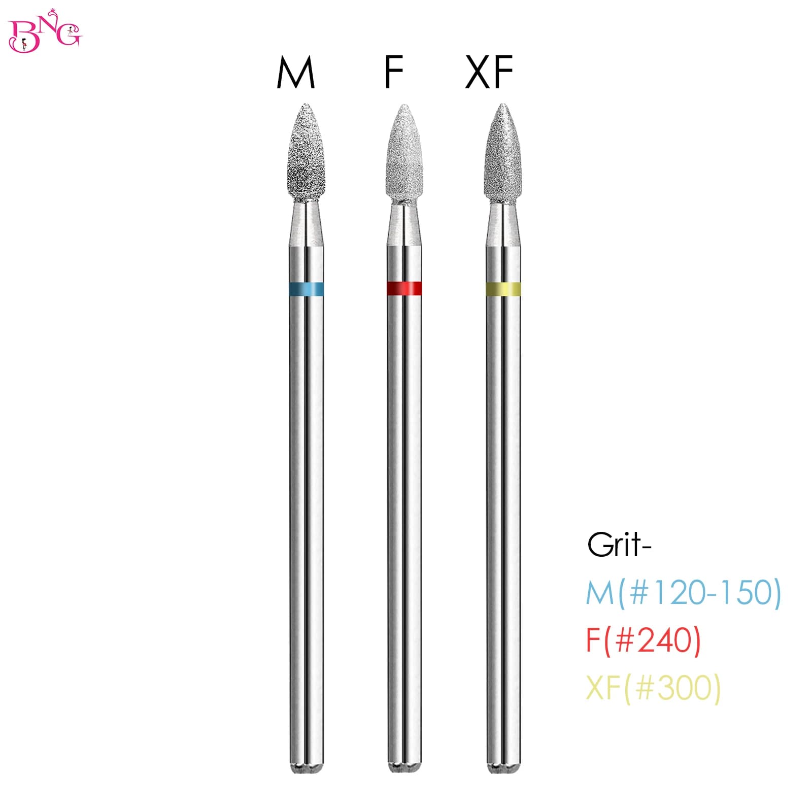 Electric Manicure Drills Cone Diamond Nail Drill Bit Rotary Milling Cutters Bits for Cuticle Remove Tools Accessories