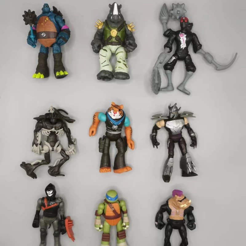 Teenages Mutantninjaes Series Raphaeles Donatelles Sharkses Toads Model Movable Action Figures Desktop Ornaments Gifts