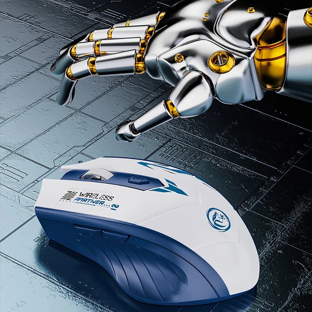 Bluetooth 5.4 Mouse Dual-Mode 2.4G Wireless Mouse 6 Buttons Gaming Mouse Office Silent Mice Rechargeable Mouse For PC Laptop — view 5