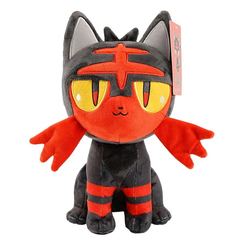 Original Pokemon Newest Plush Yamper Litten Emolga Stuffed Doll Sylveon Vulpix Gengar Plushies Pikachu Xmas Anime Mew Toys Gifts — view 5