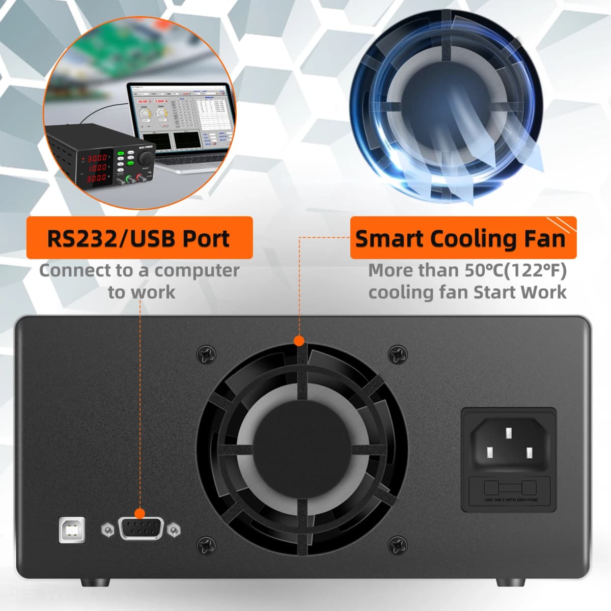 NICE-POWER RS232 Programmable LAB Power Supply 200V 300V DC Adjustable Laboratory Maintenance Workbench 30V 10A Edit Stored Data — view 3
