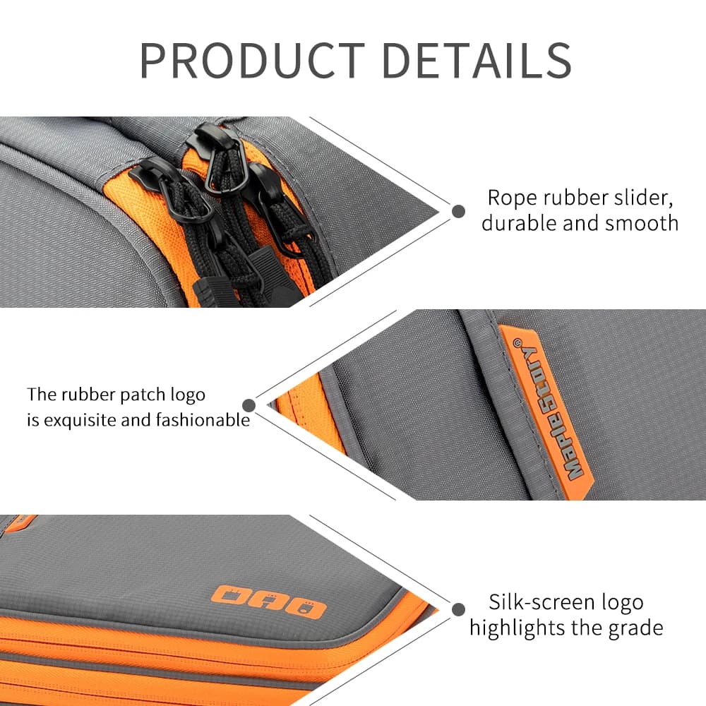 Cable Storage Bag Digital Electronic Organizer Pouch Portable USB Data Line Charger Plug Storage Bag Travel Cable Organizer Case — view 5
