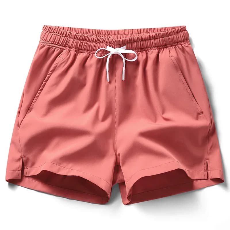 New Mens Fitness Lightweight Sweatpants Summer Casual Pockets Shorts Basic Solid Color Short Pants Jogging Beach Shorts Men — view 5
