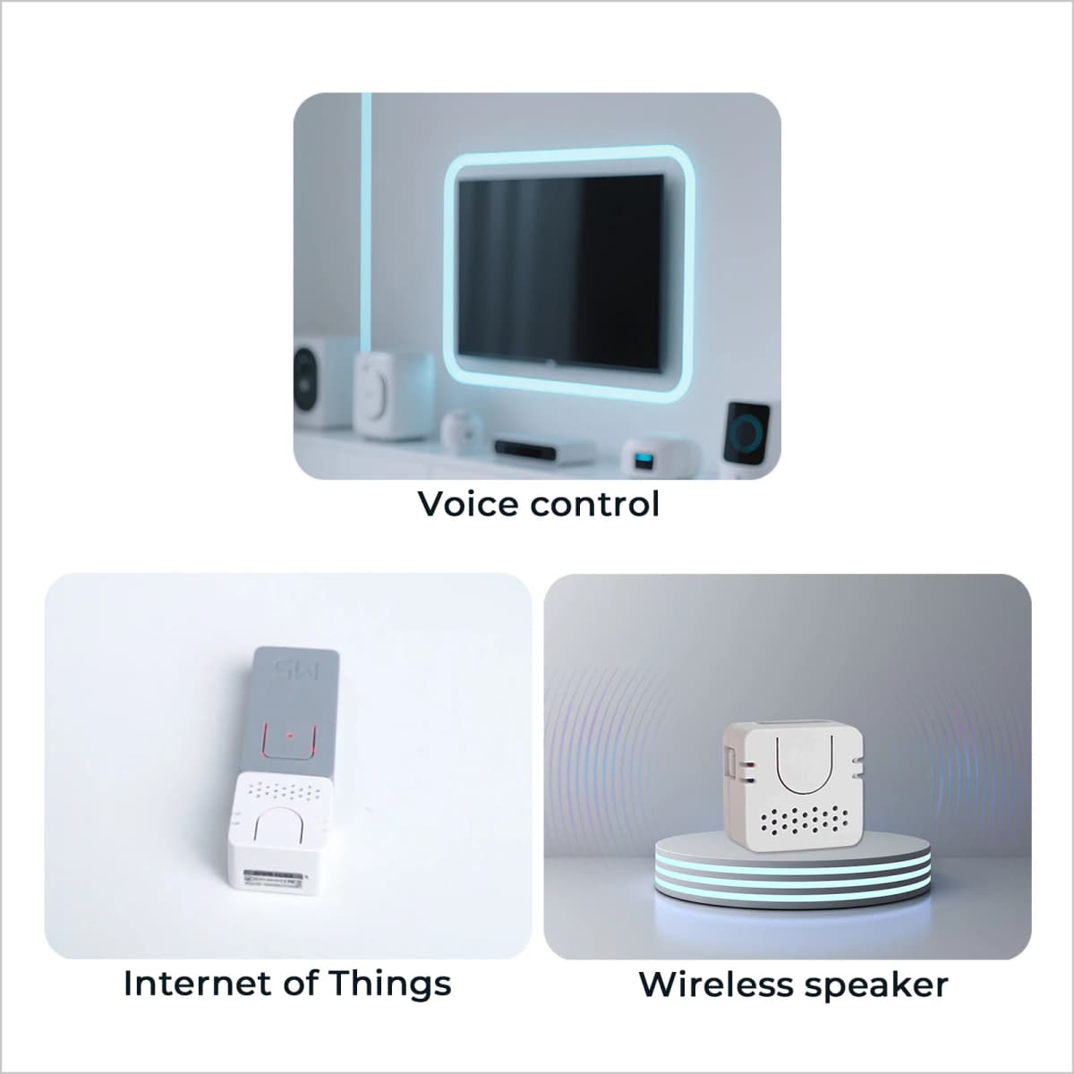 M5Stack Official ATOM Voice Programmable AI Smart Speaker with Built-in ESP32 Bluetooth WiFi Internet of Things Development Kit — view 5