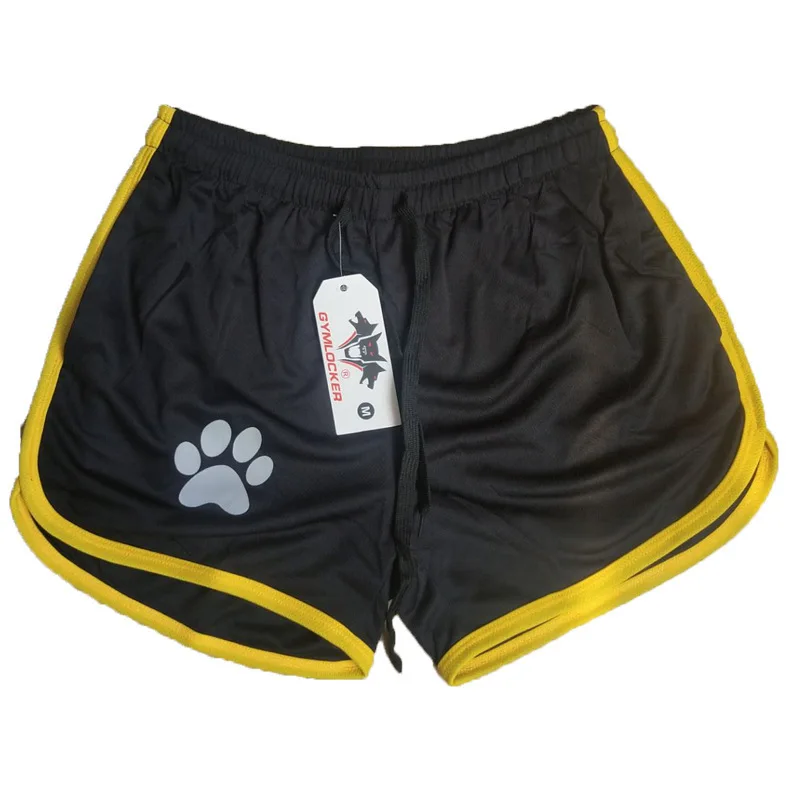 Beach Pants Summer Sports Men's Muscle Fitness Casual Mesh Breathable Pants Running Training Quick Dry Breathable Shorts — view 2
