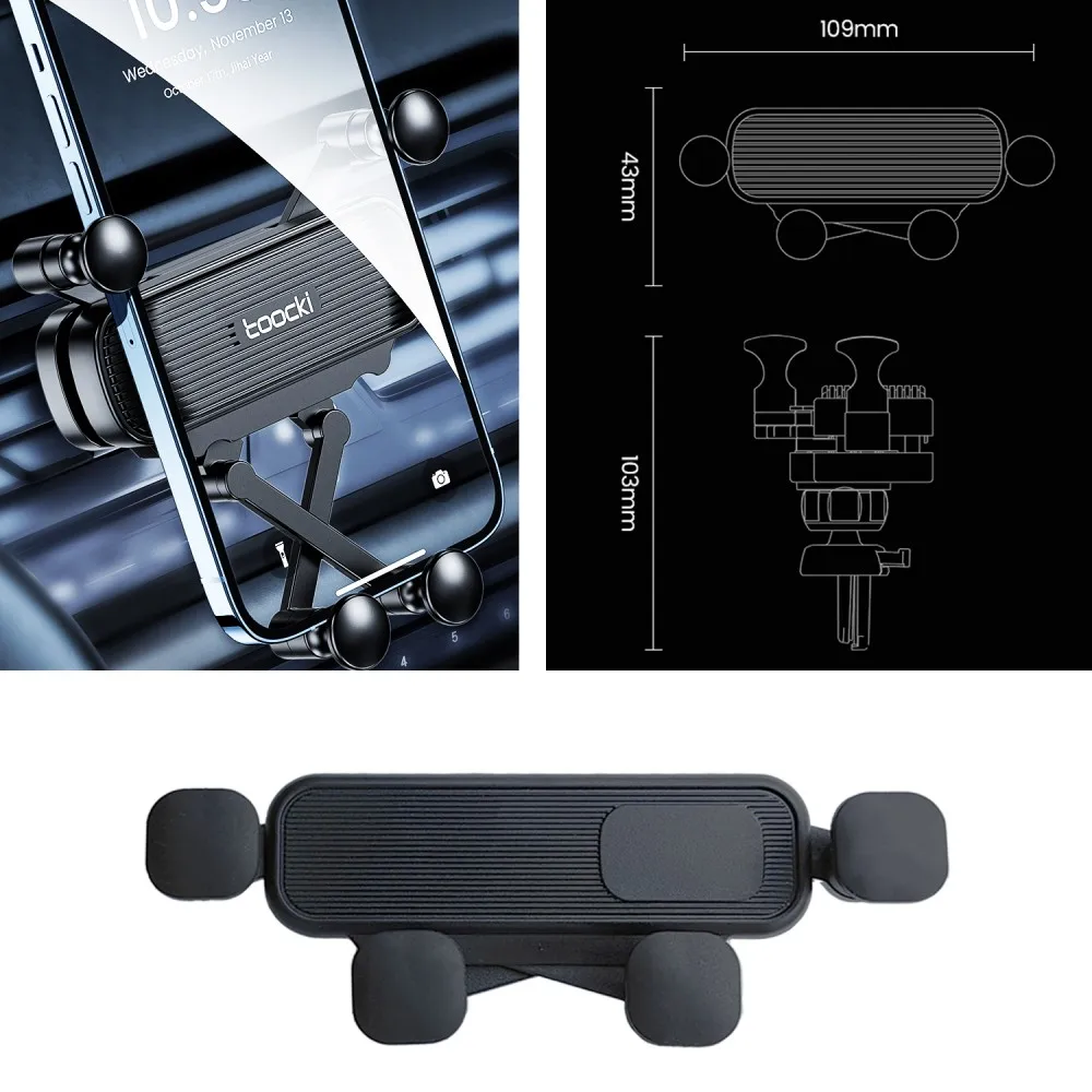 For Mercedes Benz A Class 2019 2020 2021 2022 A200 A180 W177 Car Phone Holder Special Fixed Bracket Base Wireless Charging — view 4