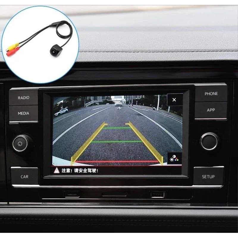 Modified 170°AHD Dynamic Trajectory Vehicle Rear View Camera Car Reversing Black Fisheye Lens Night Vision Waterproof Universal — view 2