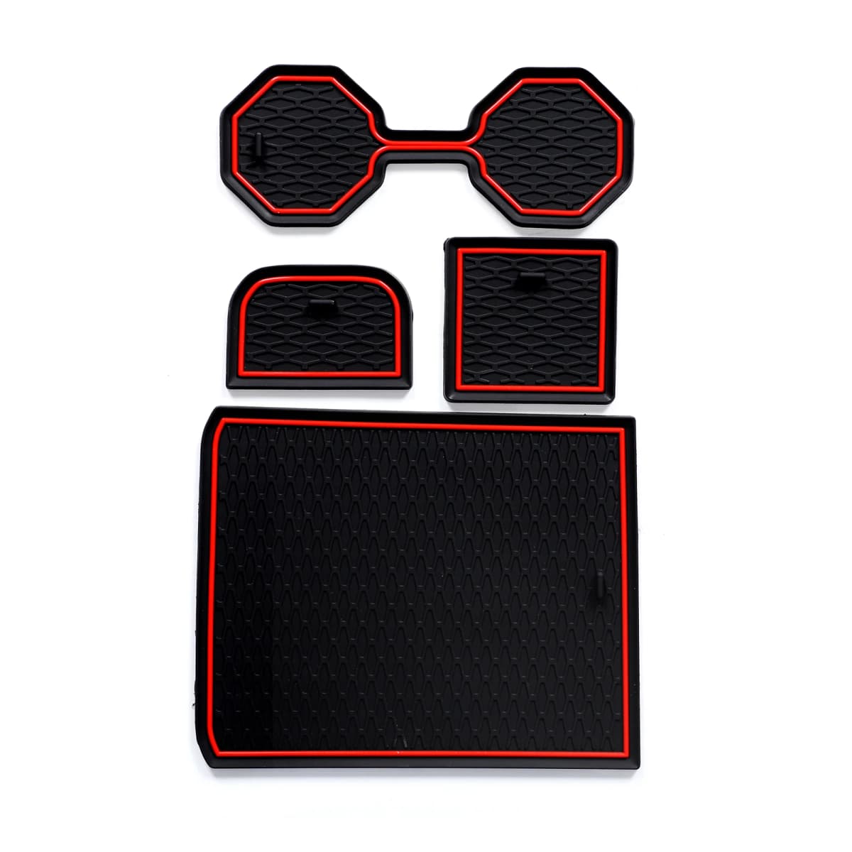 Smabee  for VW Volkswagen POLO MK6 AW 2018 - 2025 Anti-slip Gate Slot Mat Door Groove Cup Holder Pad Car  Interior Accessories — view 5