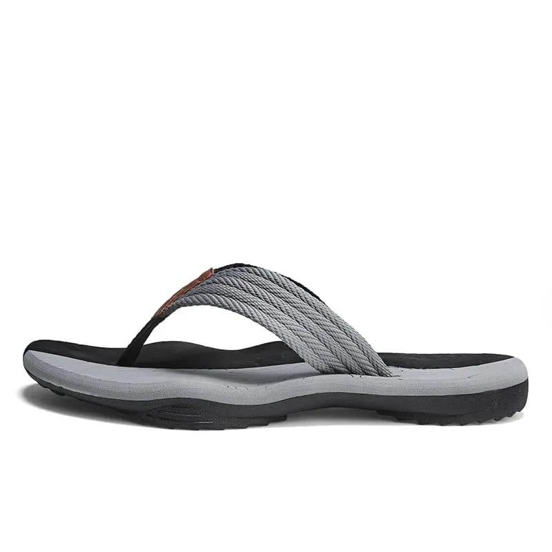 Men Slippers Summer Flip Flops Brand Fashion Outdoor Comfortable Casual Slides Shoes Non-slip Beach Men Sandals — view 4