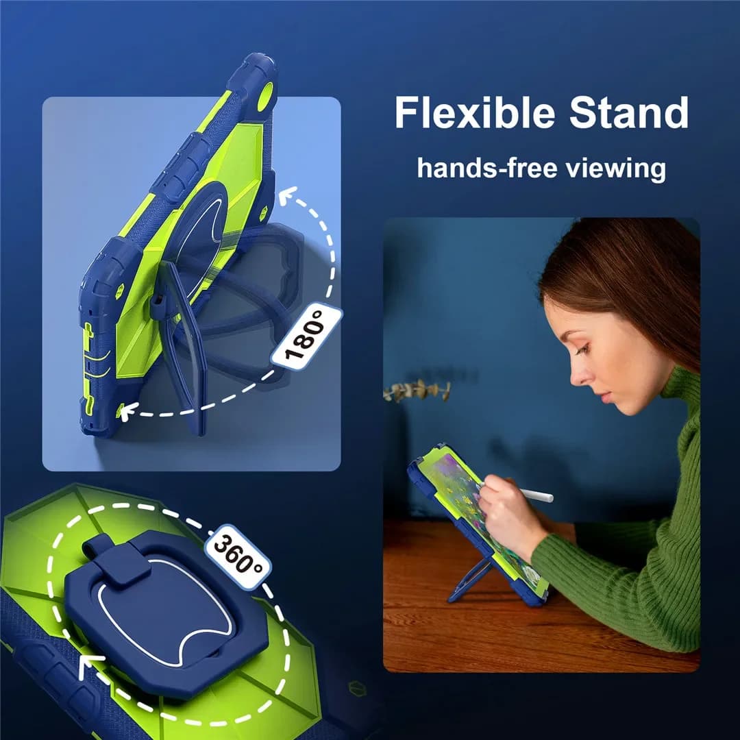 Kids Case For Samsung Galaxy Tab A9 Plus 11 inch 2023 X210/X215 216 Tab S11 A8 10.5 A11 Tablet Kickstand Shockproof Rugged Cover — view 5
